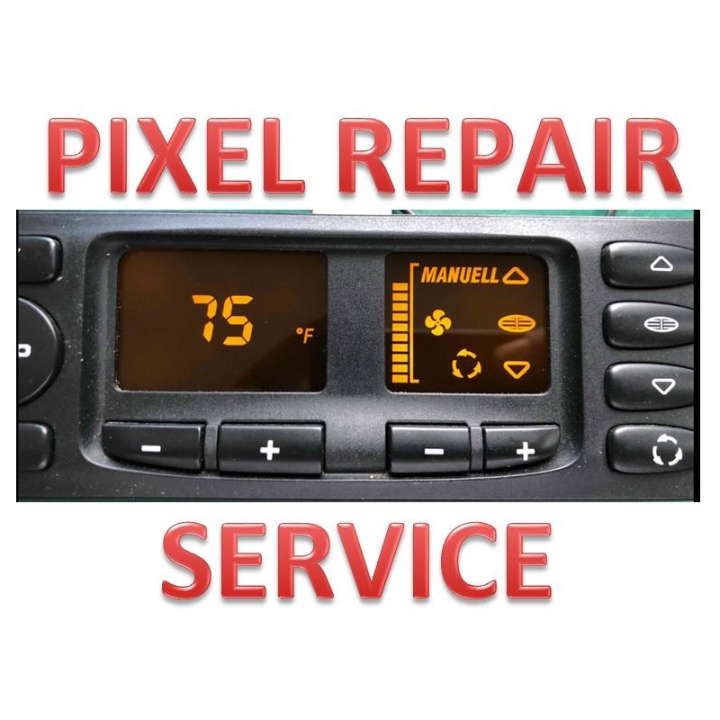 Porsche Boxster 986 911 996 Climate Control Pixel Repair Service