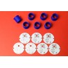 Speedometer Needle Glow LED PCB Upgrade Kit 7pcs Dual Circuit 3528